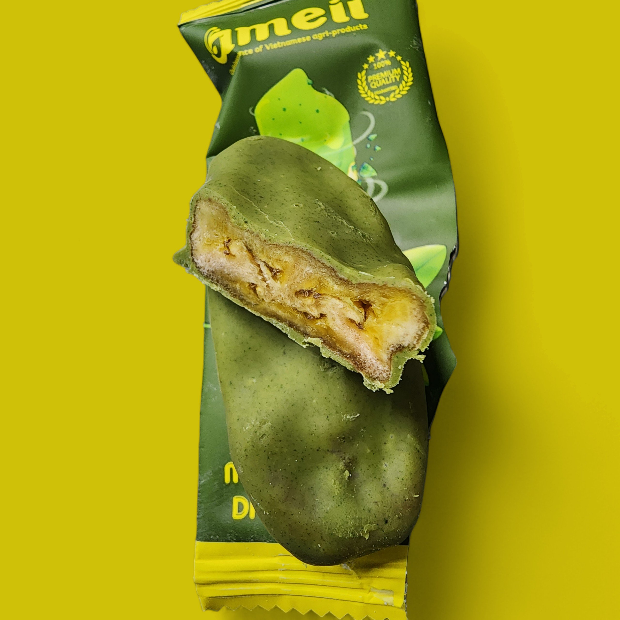 Chuối sấy dẻo phủ matcha Ameii (2)